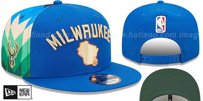 Bucks '22-23 CITY-EDITION SNAPBACK' Hat by New Era