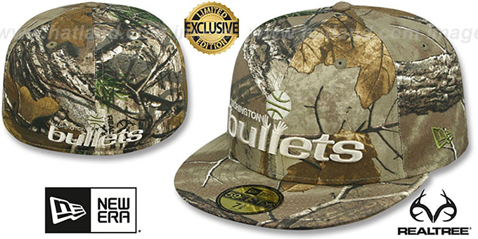 Bullets 'NBA TEAM-BASIC' Realtree Camo Fitted Hat by New Era