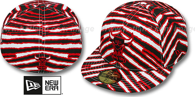 Bulls 'ALL-OVER ZUBAZ' Fitted Hat by New Era