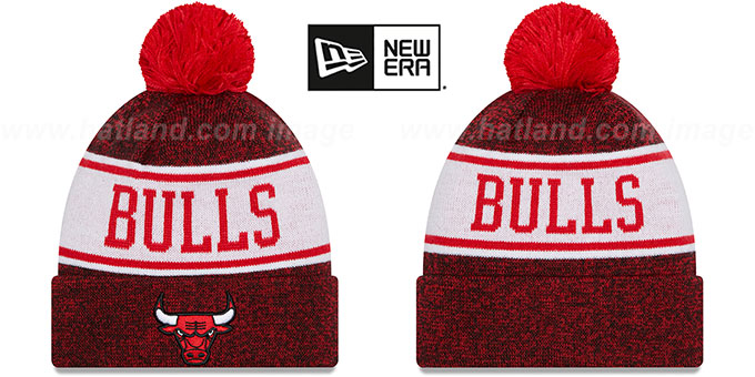 Bulls 'BANNER' Knit Beanie Hat by New Era