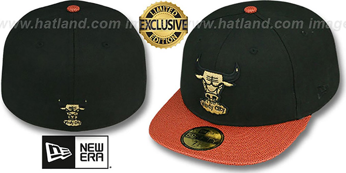 Bulls 'BASKET-BALLIN' Black Fitted Hat by New Era