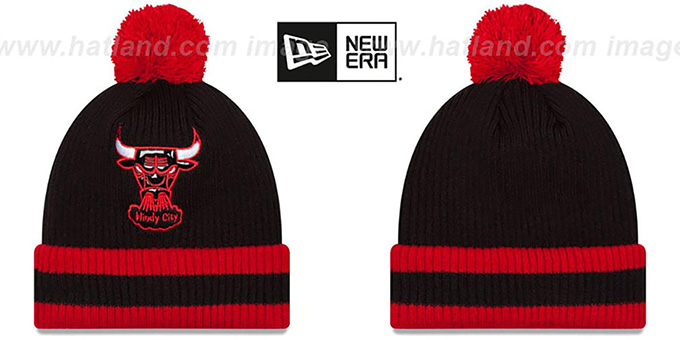 Bulls 'CHILLER FILLER BEANIE' Black-Red by New Era