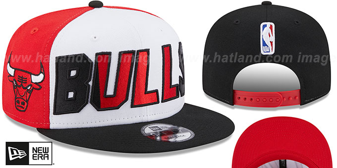 Bulls 'COLOR BLOCK BACK HALF SNAPBACK' Hat by New Era