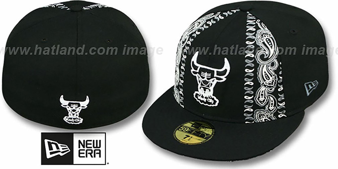 Bulls 'HWC BLACK BANDITO' Fitted Hat by New Era