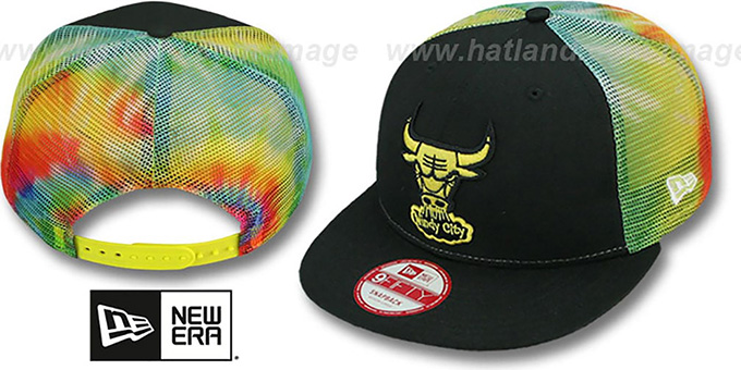 Bulls 'MESH TYE-DYE SNAPBACK' Hat by New Era