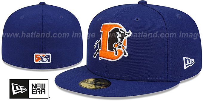 Bulls 'MILB ONFIELD HOME' Royal Fitted Hat by New Era