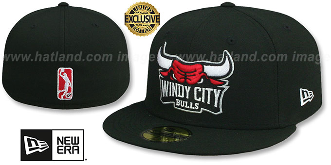 Bulls 'NBA G-LEAGUE' Black Fitted Hat by New Era