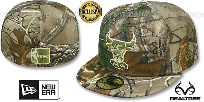 bulls camo hat