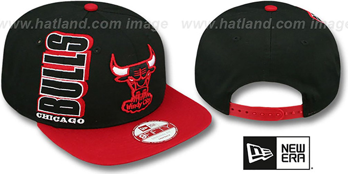 Bulls 'RALLYMARK SNAPBACK' Black-Red Hat by New Era