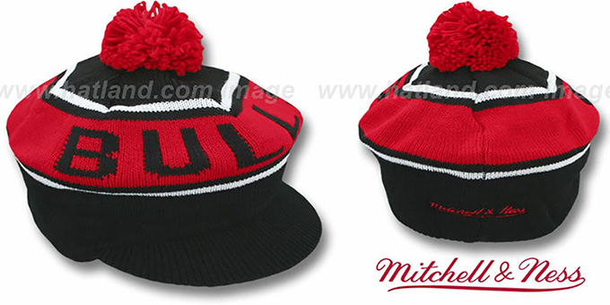 Bulls 'RERUN KNIT BEANIE' by Mitchell and Ness