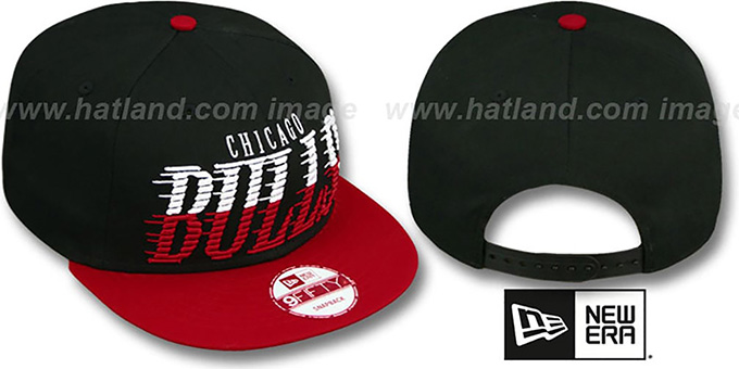 Bulls 'SAILTIP SNAPBACK' Black-Red Hat by New Era