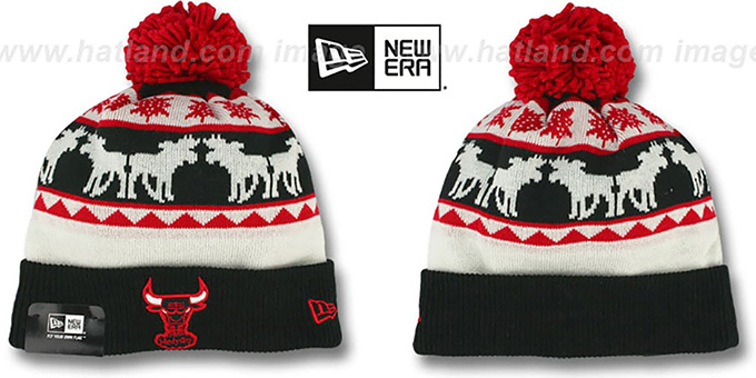 Bulls 'THE-MOOSER' Knit Beanie Hat by New Era