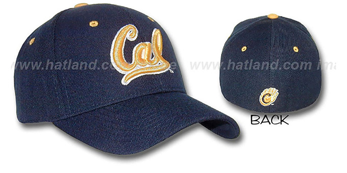 Cal 'DH' Fitted Hat by ZEPHYR - navy