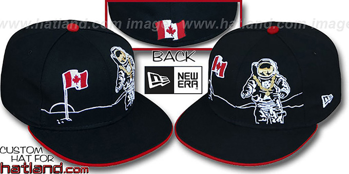 Canada 'MOONMAN' Black Fitted Hat by New Era