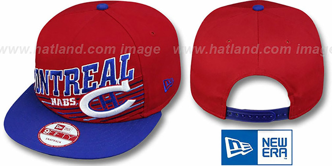 Canadiens 'STILL ANGLIN SNAPBACK' Red-Royal Hat by New Era