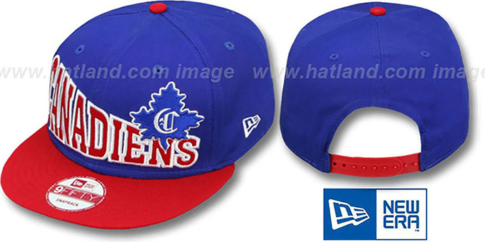 Canadiens 'STOKED SNAPBACK' Royal-Red Hat by New Era