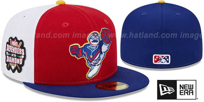 Cannon Ballers 'MILB MARVEL DEFENDERS SIDE-PATCH' Fitted Hat by New Era