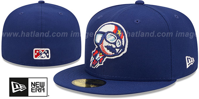 Cannon Ballers 'MILB ONFIELD HOME' Royal Fitted Hat by New Era