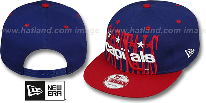 Capitals 'STEP-ABOVE SNAPBACK' Navy-Red Hat by New Era