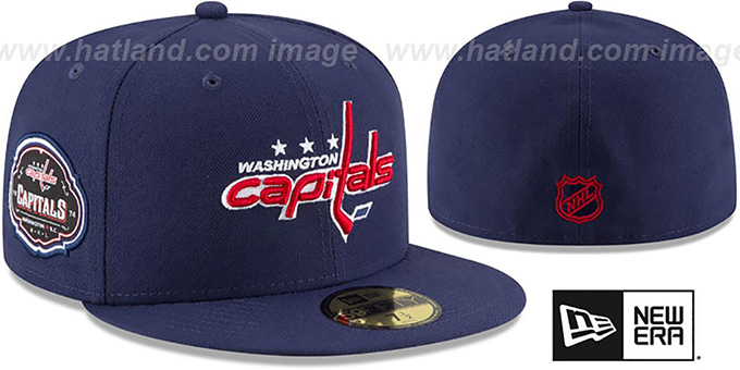 Capitals 'TEAM-SUPERB' Navy Fitted Hat by New Era