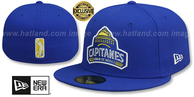 Capitanes 'NBA G-LEAGUE' Royal Fitted Hat by New Era