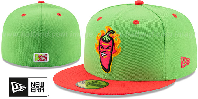 Captains 'COPA' Lime-Red Fitted Hat by New Era