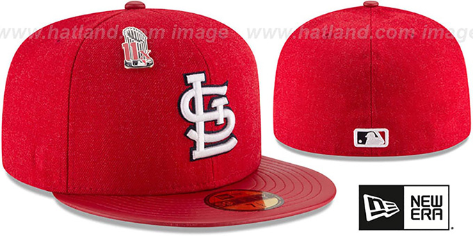 Cardinals 11X 'HEATHER-PIN' Red Fitted Hat by New Era