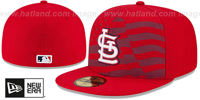 Cardinals '2015 JULY 4TH STARS N STRIPES' Hat by New Era