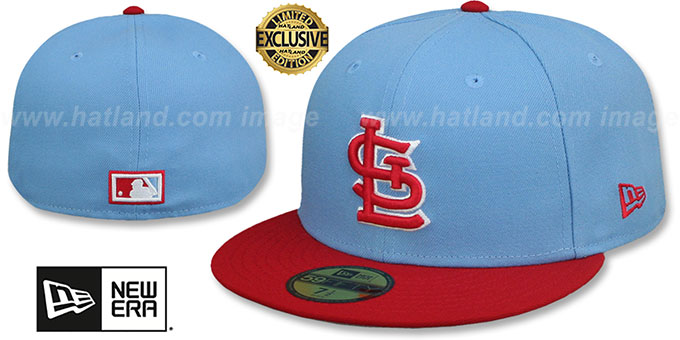 Cardinals 'COOPERPACK' Sky-Red Fitted Hat by New Era