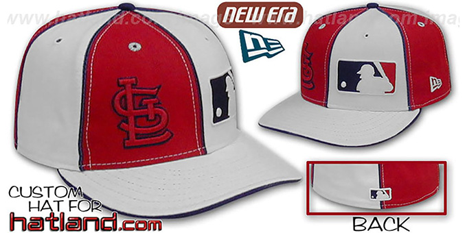 Cardinals 'DOUBLE WHAMMY' Red-White Fitted Hat