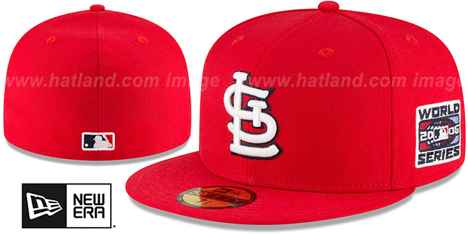 Cardinals 'WORLD SERIES SIDE PATCH' Fitted Hat by New Era