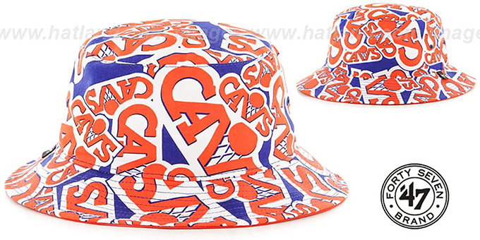 Cavaliers 'BRAVADO BUCKET' Royal Hat by Twins 47 Brand