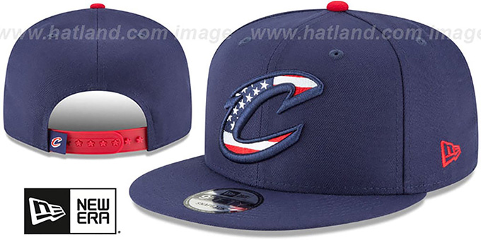 Cavaliers 'FLAG FILL INSIDER SNAPBACK' Navy Hat by New Era