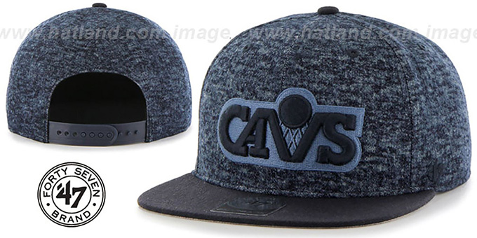 Cavaliers 'LEDGEBROOK SNAPBACK' Navy Hat by Twins 47 Brand