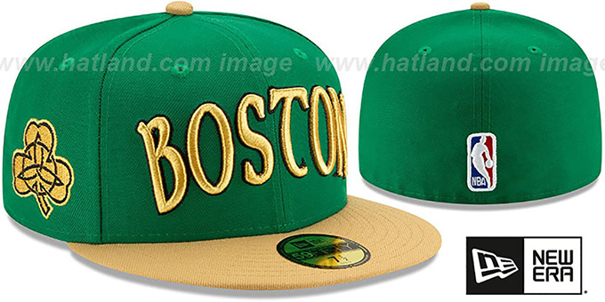 Celtics 19-20 'CITY-SERIES' Green-Tan Fitted Hat by New Era