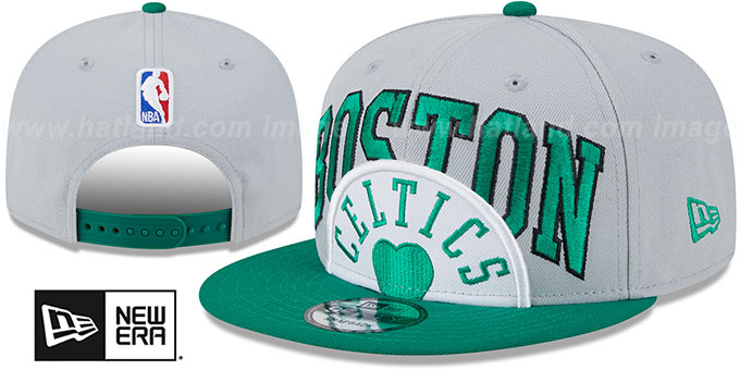 Celtics '2023 TIP OFF SNAPBACK' Grey-Green Hat by New Era