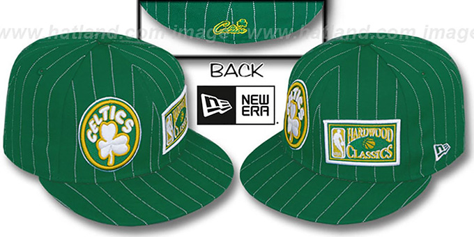 Celtics 'BIG-ONE DOUBLE WHAMMY' Green-White Fitted Hat