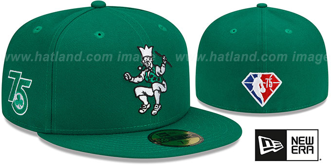 Celtics DIAMOND 75 'CITY-SERIES' ALTERNATE Green Fitted Hat by New Era