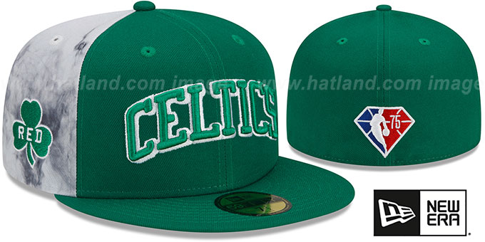 Celtics DIAMOND 75 'CITY-SERIES' Green-White Fitted Hat by New Era