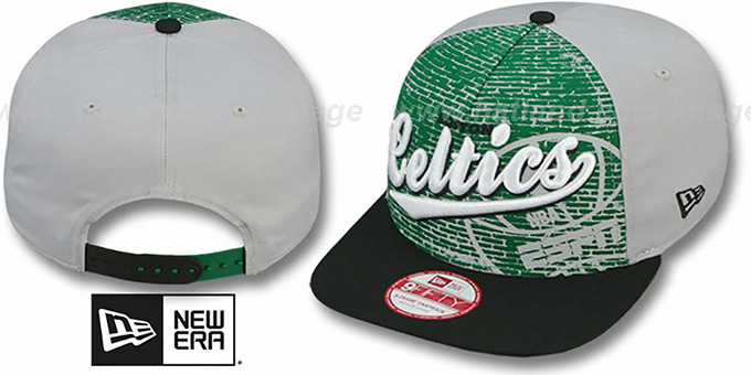 Celtics 'ESPN BRICK A-FRAME SNAPBACK' Hat by New Era