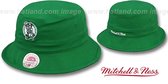 Celtics HW 'BASIC BUCKET' Green Hat by Mitchell and Ness