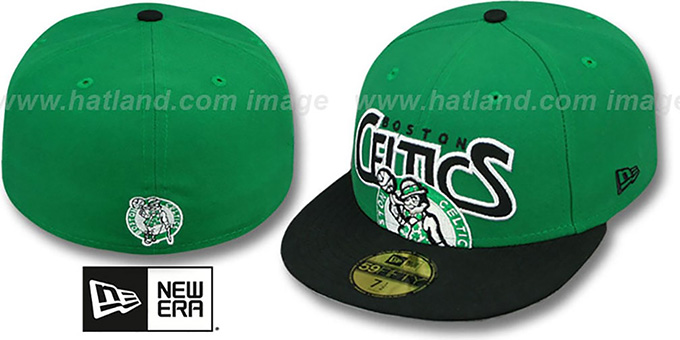 Celtics 'PROFILIN' Green-Black Fitted Hat by New Era