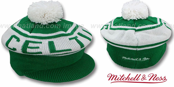 Celtics 'RERUN KNIT BEANIE' by Mitchell and Ness