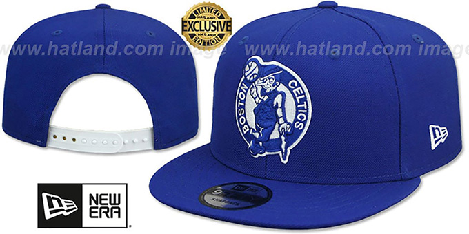 Celtics 'TEAM-BASIC SNAPBACK' Royal-White Hat by New Era