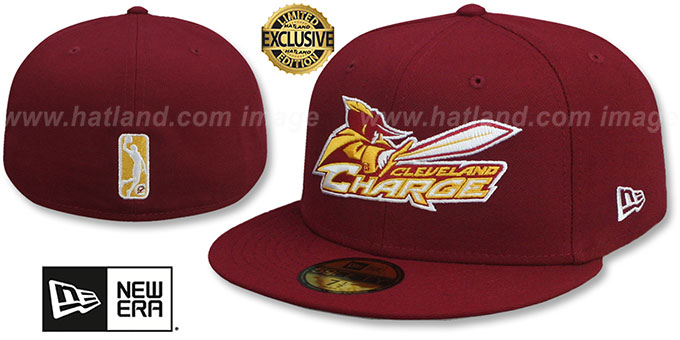 Charge 'NBA G-LEAGUE' Burgundy Fitted Hat by New Era