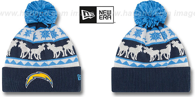 Chargers 'THE-MOOSER' Knit Beanie Hat by New Era