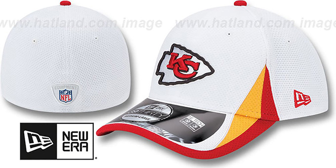 Chiefs '2013 NFL TRAINING FLEX' White Hat by New Era