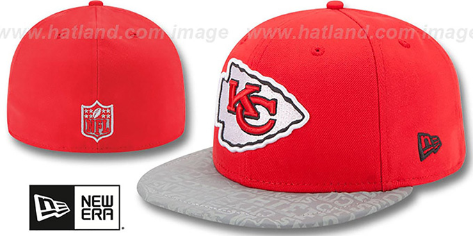 Chiefs '2014 NFL DRAFT' Red Fitted Hat by New Era