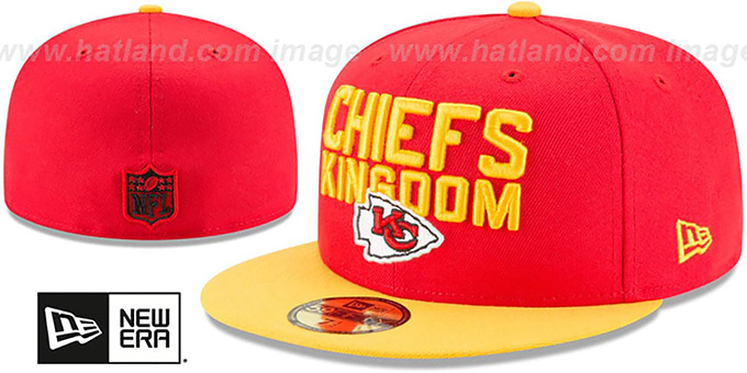 Chiefs '2018 SPOTLIGHT' Red-Gold Fitted Hat by New Era