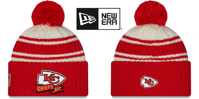 Chiefs '2022 NFL SIDELINE' Knit Beanie Hat by New Era